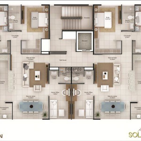 APARTAMENTO COM DUAS SUTES BALANEARIO CAMBORIU