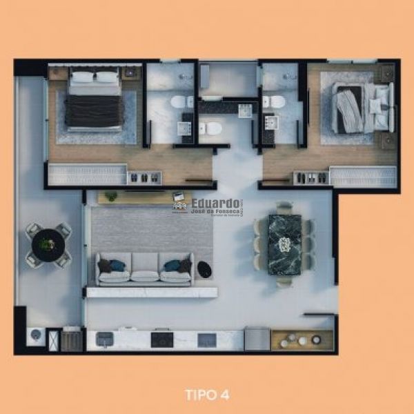 APARTAMENTO DE ALTO PADRO COM 03 SUTES