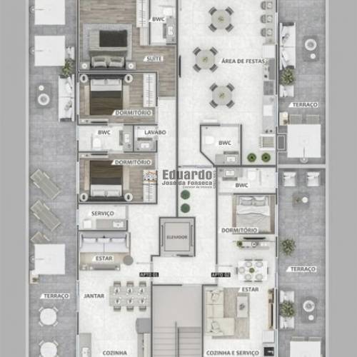 APARTAMENTOS COM 01 DORMITRIO ENTREGA 2027