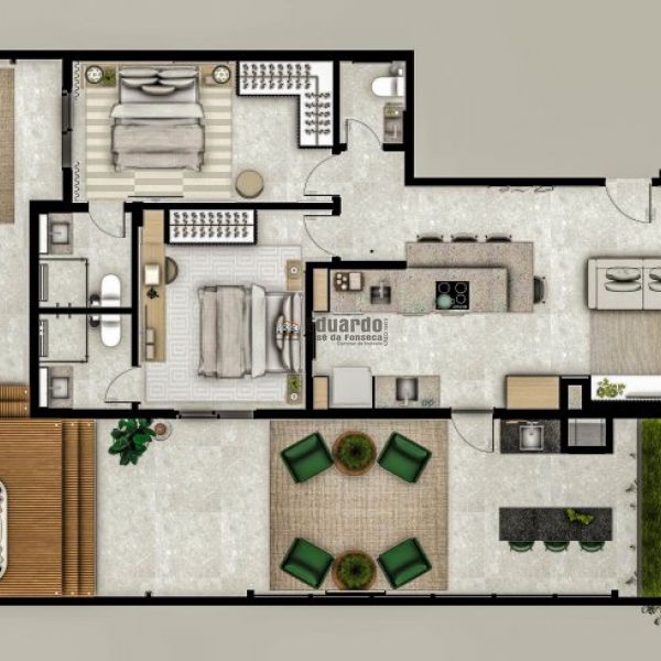 APARTAMENTOS 02 SUTES NO ALTO PEREQU